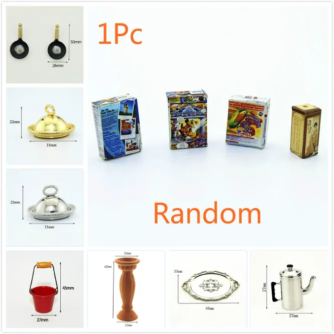 

1Pc Mini Ceramic Vase Kitchen Set Food Dolls Pretend Play Toy Tableware 1:12 Dollhouse Miniature Breakfast Milk Teapot Food Bowl
