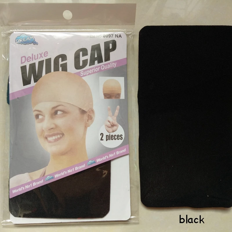 16pcs/Lot NEW Deluxe Dream Beige Wig Cap Stretchable Elastic Hair Net Snood Wig Cap Hairnet Nude Hair Mesh