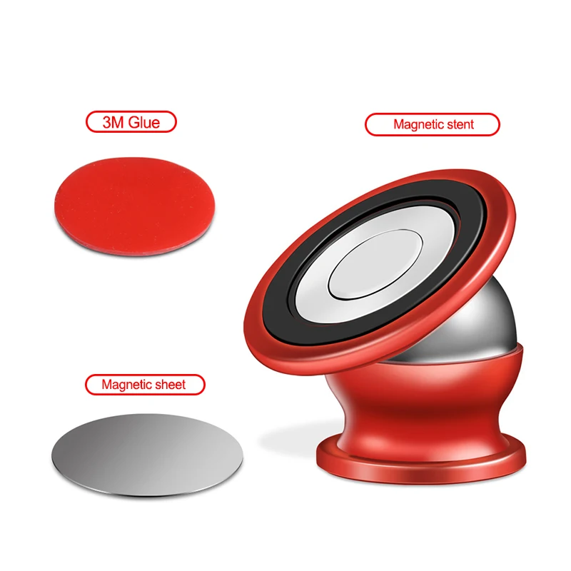 Universal Mobile Phone Holder 360 Rotation Car Holder for iPhone 8 Plus XS XR Magnetic Car Phone Holder for Samsung S9 S8 Plus folding desktop phone stand