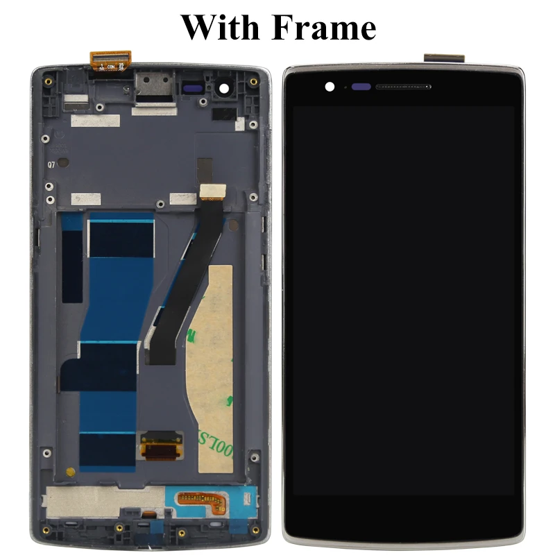 For Oneplus One A0001 LCD Display With Touch Screen Assembly Replacement With Frame Test Good For Oneplus One LCD 1+ With Tools
