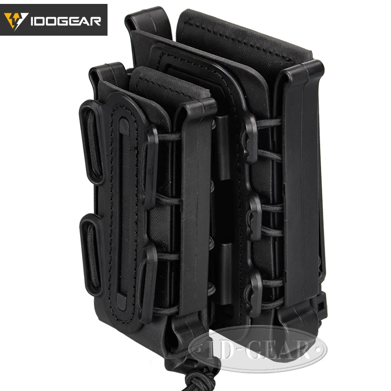 IDOGEAR Molle Пистолетная обойма подсумок в стиле милитари набор кошельков кобура Fastmag Зажим для ремня пластиковый чехол для пейнпола оболочка Mag набор