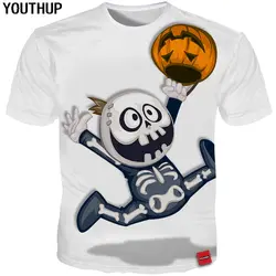 YOUTHUP 2018 Новый Дизайн Лето Для мужчин футболка Сулл Дети 3d принт забавная футболка Для мужчин оригинальность круто Футболки-топы 3d футболка