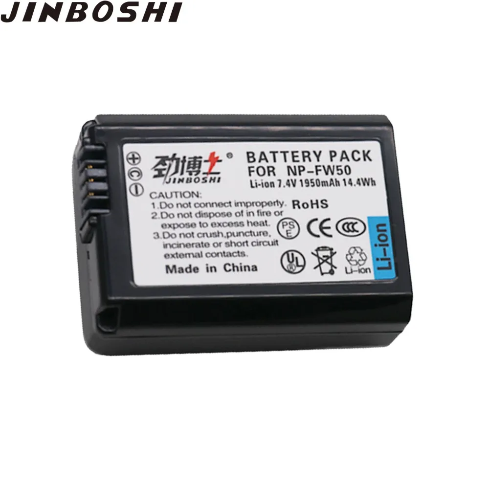 

Hot sale 1950mAh NP-FW50 NP FW50 NPFW50 Replacement battery For Sony Alpha 7 a7 7R a7R 7S a7S a3000 a5000 a6000 (1-6pack)