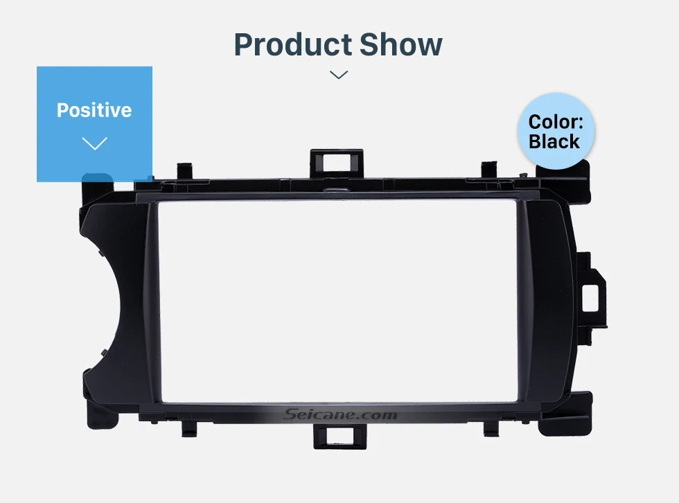 Product Show Ingenious Double Din 2012 Toyota Yaris Vitz LHD Car Radio Fascia Stereo Dash CD Trim Bezel Audio Cover 