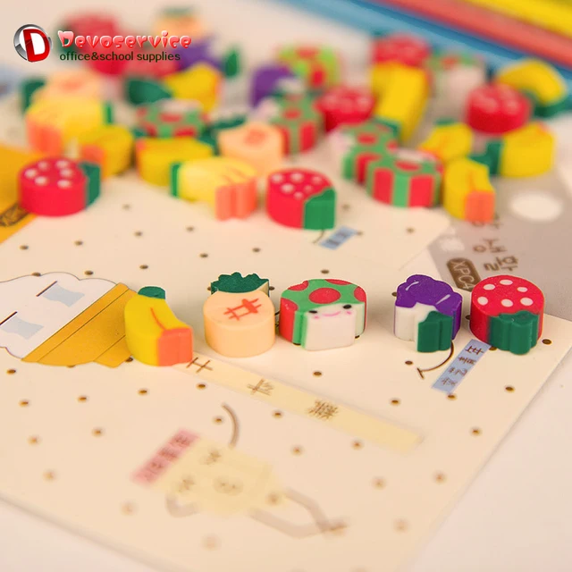 50pcs kawaii mini fruit rubber cute pencil eraser small mini candy 50pcs kawaii mini fruit rubber cute pencil eraser small mini candy silgi cartoon correction set erasers