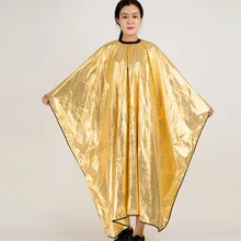 XL Парикмахерская накидка для парикмахерской, водонепроницаемая накидка для укладки волос, Золотая леопардовая накидка для волос, популярный дизайн, накидка для стрижки волос для взрослых, G-91