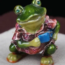 Шкатулка для скейтборда в виде лягушки Faberge шкатулка ручной