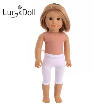 

Cropped Pants Fit 18-inch American 43cm Doll Clothes Accessories, The Best Christmas Gift For Children