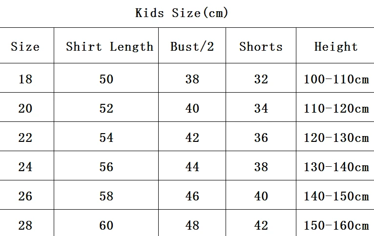 kids size