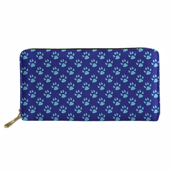 

Russian Blue Cat Long Wallets For Women Fashion Purse Female Card holder Phone Pouch Zipper Portefeuille Femme Noisydesigns
