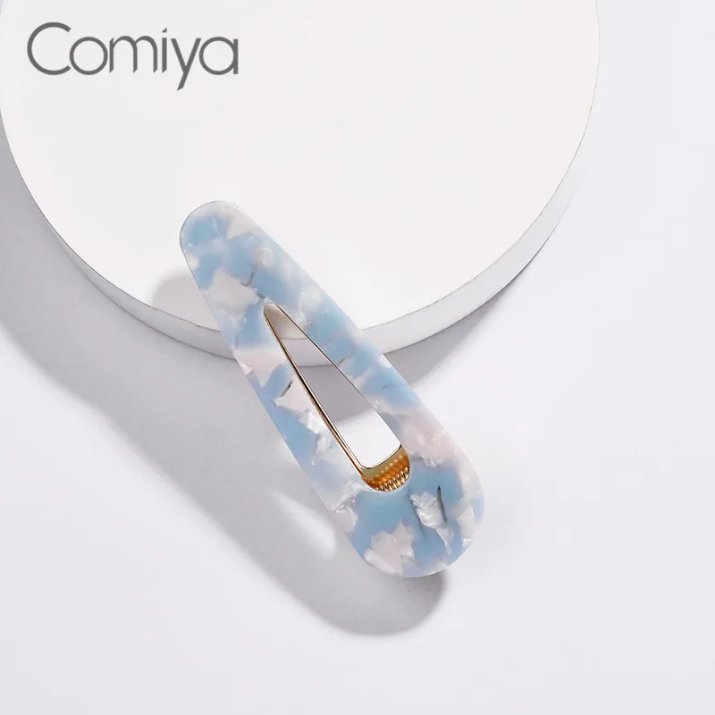 Comiya, модные аксессуары, заколки для волос для женщин, цинковый сплав, акрил, геометрическое украшение, свадебные украшения, AliExpress
