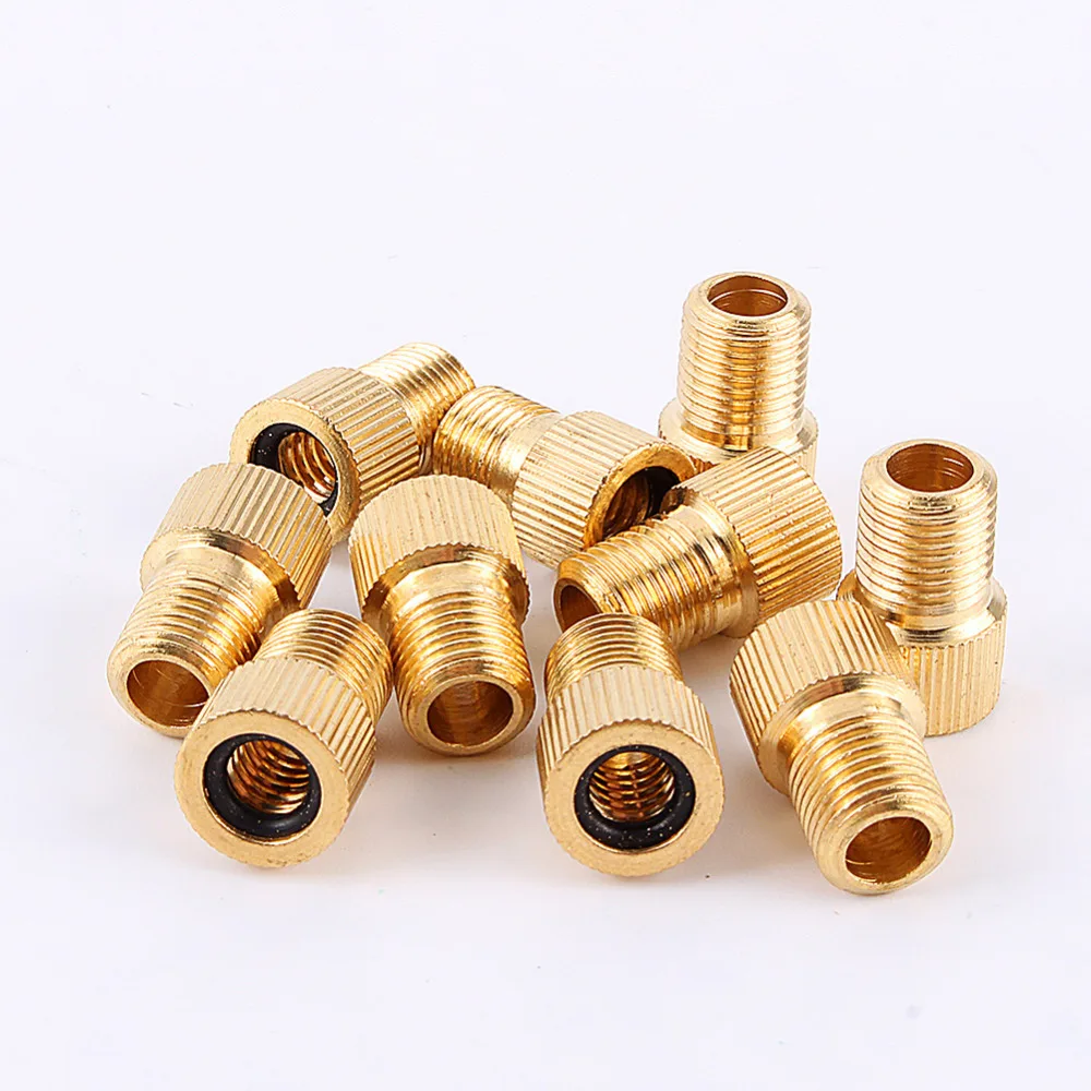 10 Pcs/Lot Bike Valve Presta to Valve Bicycle Pump Tire Inflator Valve