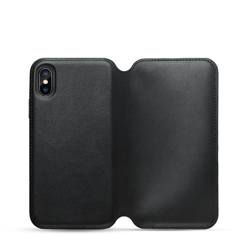 

Molbone Official Cases for iphone X 8 8 Plus Flip PU Covers with Kickstand Function Card Pocket Luxury Protective Logo Cover