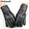 Winter Warm Sheepskin Fur Gloves Men Thickened Outdoor Motorcycle Riding Windproof and Cold-Proof Leather Points Wool ► Photo 1/6