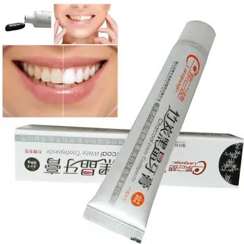 

50g Bamboo Charcoal Black Toothpaste Teeth Whitening Cleaning Hygiene Oral Care 2u0531
