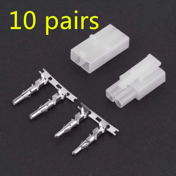 

10pcs/lot big large Tamiya male femal plug connector with pin for FPV RC Model lipo battery charging cable