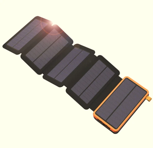 20000 мАч Солнечное зарядное устройство двойной USB Водонепроницаемый солнечное зарядное устройство Внешний аккумулятор зарядное устройство с светодиодный светильник для смартфонов - Цвет: XD-SC-010-BORA