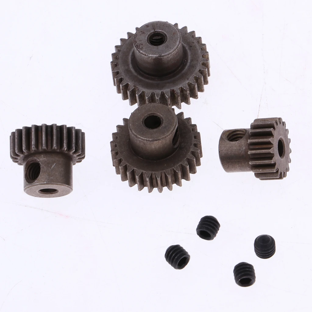 Metal Diff Main Gear 64T Motor Cogs 29/26/21/17T for HSP 1/10 On-road RC Car