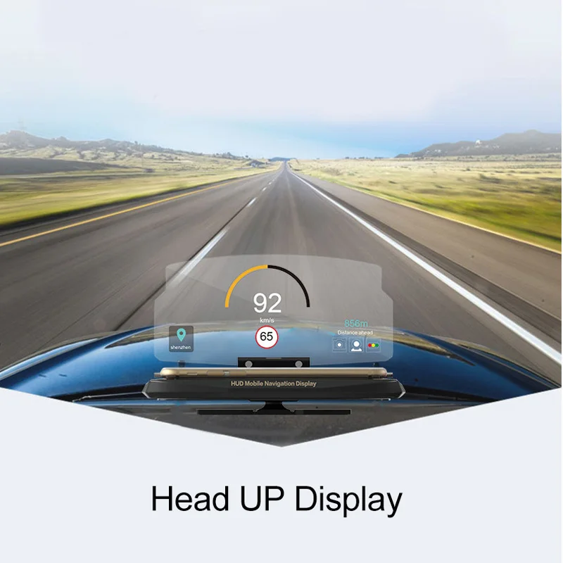5,5 дюймов для телефона Hud Дисплей автомобиля Hud проектор на лобовое стекло автомобиля Спидометр Obd2 дисплей Авто Hud Дисплей Gps Спидометр