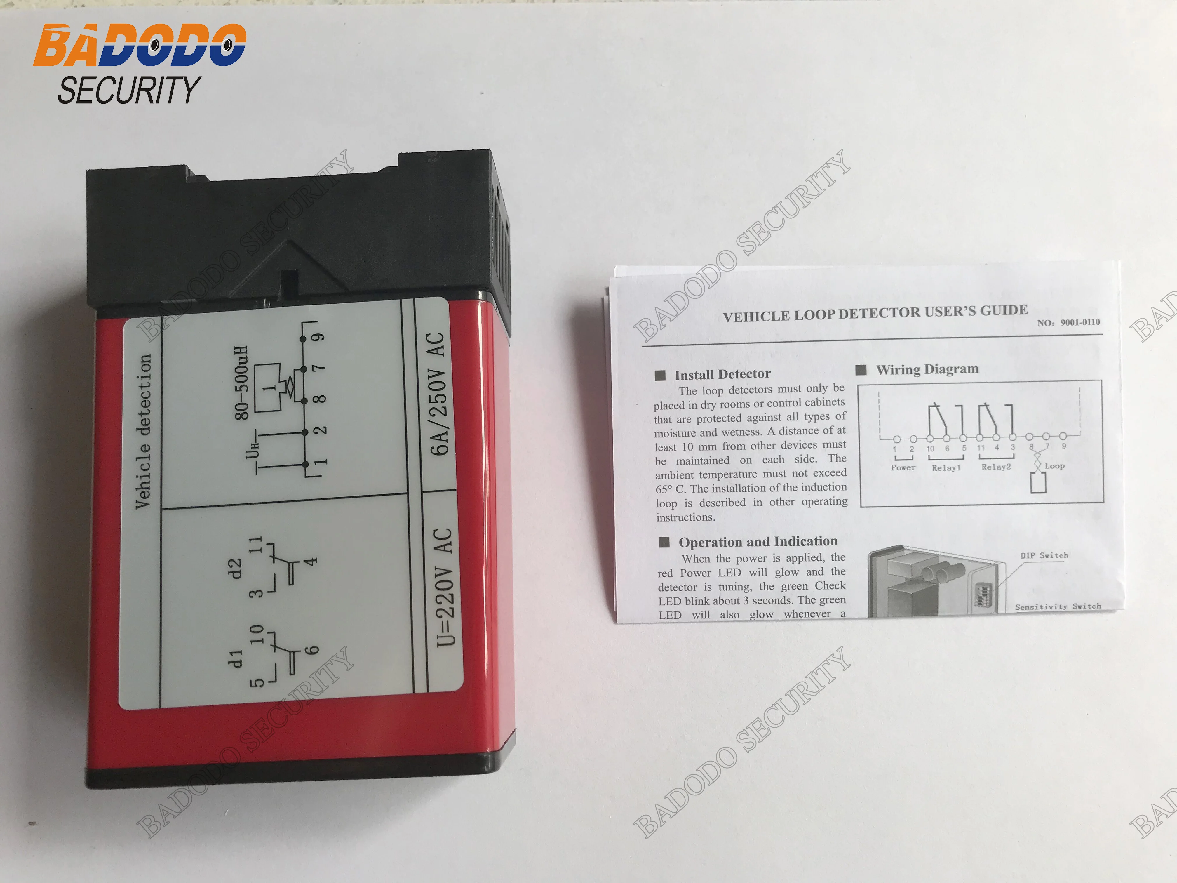 220V Single Channel Loop Detector traffic single 1 channel inductive vehicle loop detector for door gate vehicle device