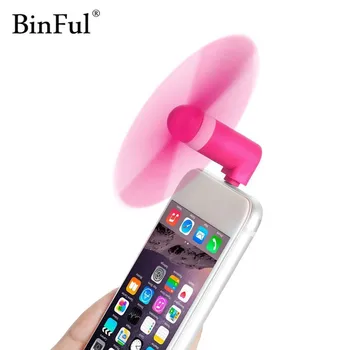 

BinFul Travel Mini USB Gadget Portable Flexible Mini Fan Cooling Cooler For iPhone 5/5s/5c/6/6 plus/6S/6S plus/7 plus/8 More
