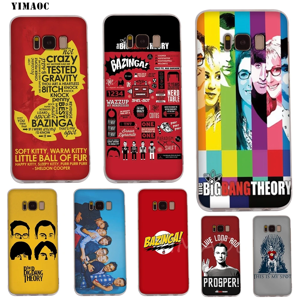 

YIMAOC The Big Bang Theory Soft Case for Galaxy j3 j5 j6 j7 A5 2016 2017 A6 A9 2018 Note 8 9 S7 edge S8 S9 S10 Plus S10e