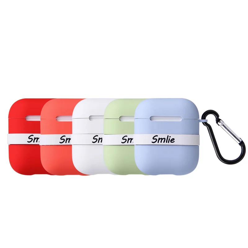 

Original Silicone Wireless Earphone Charging Case Wireless Bluetooth Headset Protective Sleeve Cover For AirPods1 2 Earphone Bag