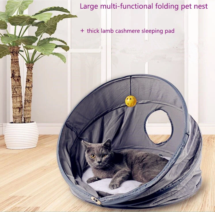 folding cat bed