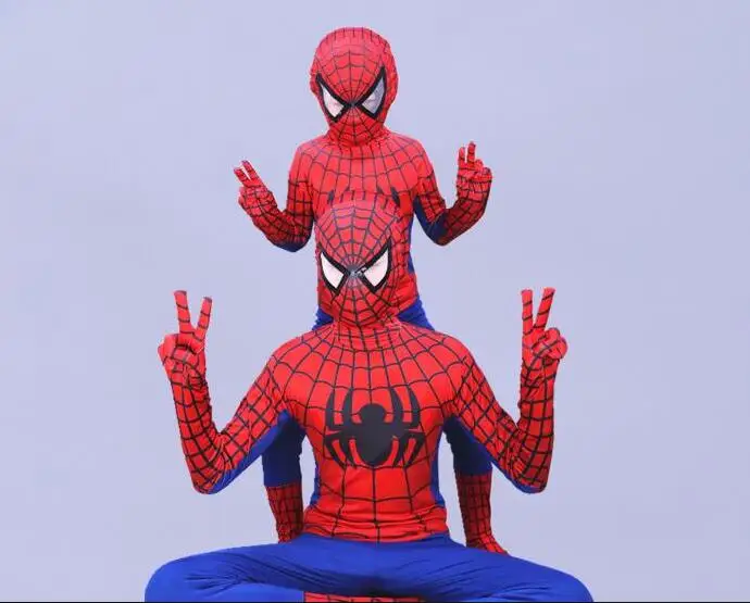 Cosplay&Ware [0]Kid One Pieces Spiderman Costume Spider Suit Spider-man Cosplay Child Zentai Bodysuit Jumpsuits -Cosplay&Ware anime Shop