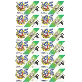 

12Pcs Original Glow Plug OS O.S. Type 'F'(hot) OS71615009 Glow Plug Spark For For Four Stroke Engine RC Nitro Remote Control Car