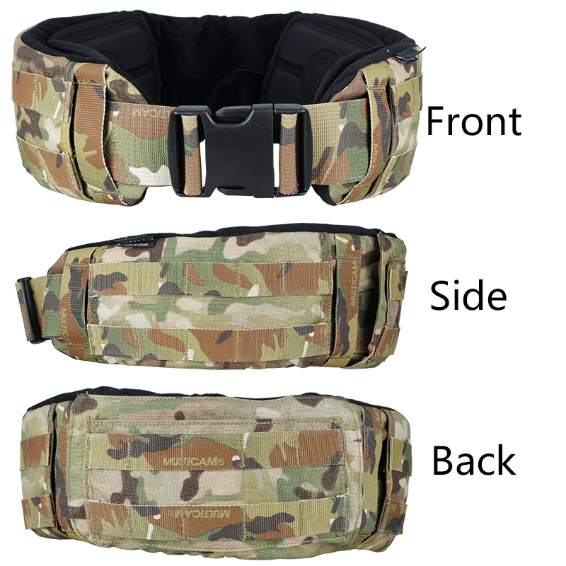 

TMC Low Profile BL Belt Wargame Padded Molle Waist Belt Waistband Multicam Foliage Green Black TMC2493