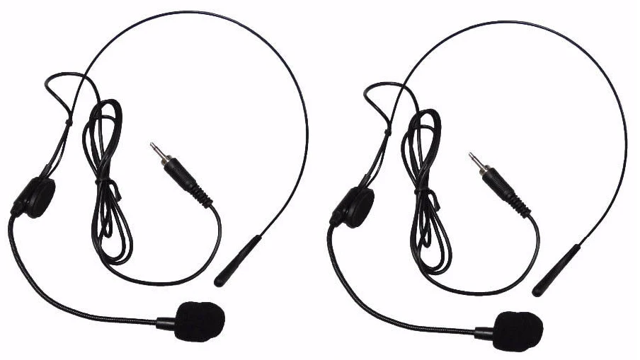 pro dj headset and headhald microphone stage mic system