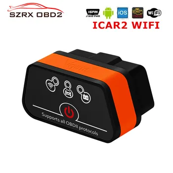 

Vgate Icar2 WIFI Auto Diagnostic Tool Code Scanner Fault Reader Car Accessories on Android IOS PC free shipping