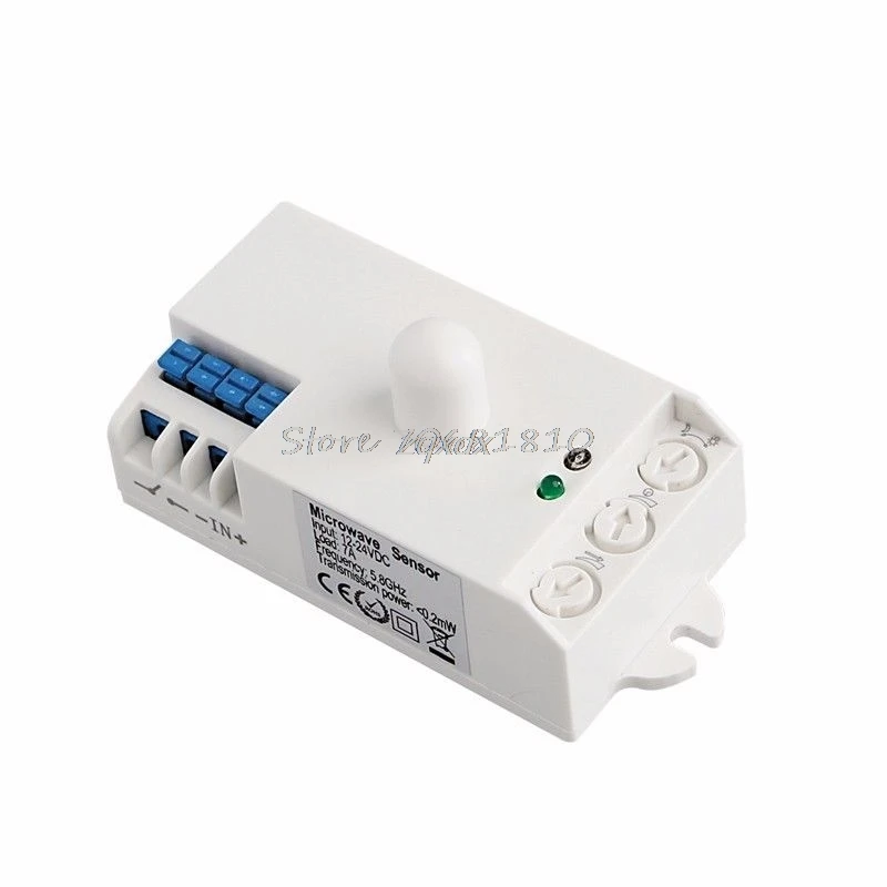 

2V-24V DC Microwave Radar Sensor Body Motion Detector Light Switch 5.8GHz Hot Z09 Drop ship