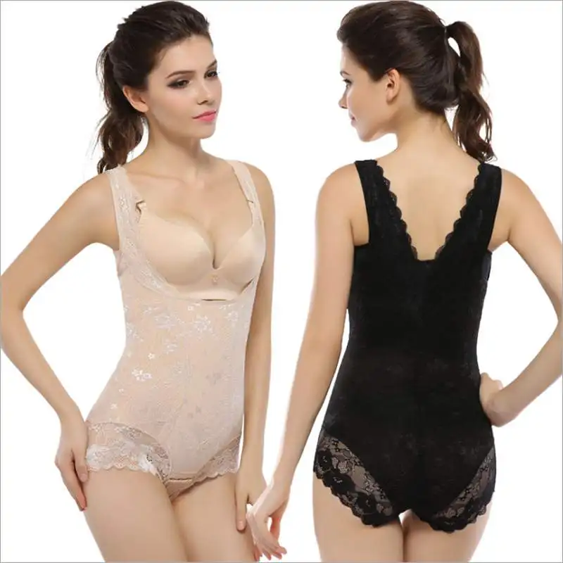 Women's Slimming Underwear Bodysuit Shapewear Full Body Shaper Bodysuit Waist Shaper Postpartum Recovery Slimming Women Shaper