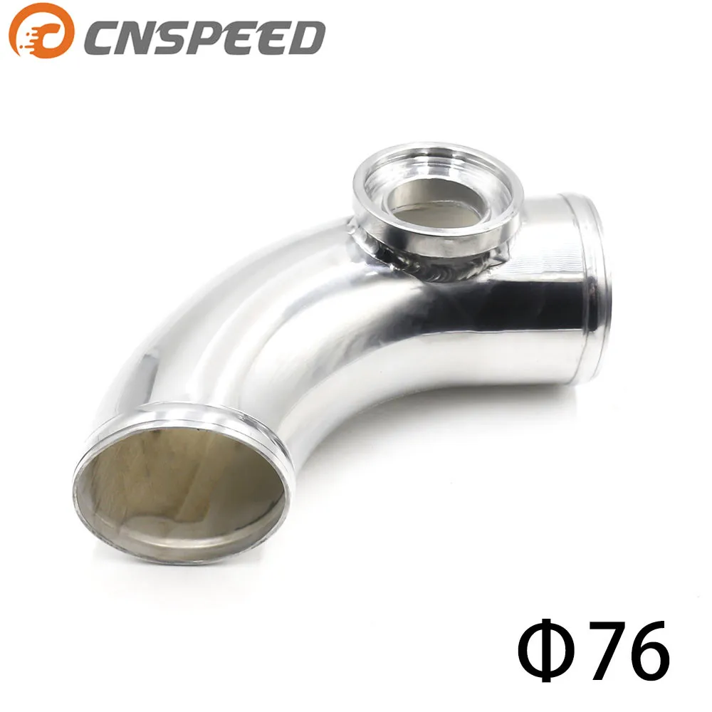 CNSPEED 3 &quot76 мм 90 градусов турбо алюминиевый фланец трубы для SSQV SQV BOV выдувного