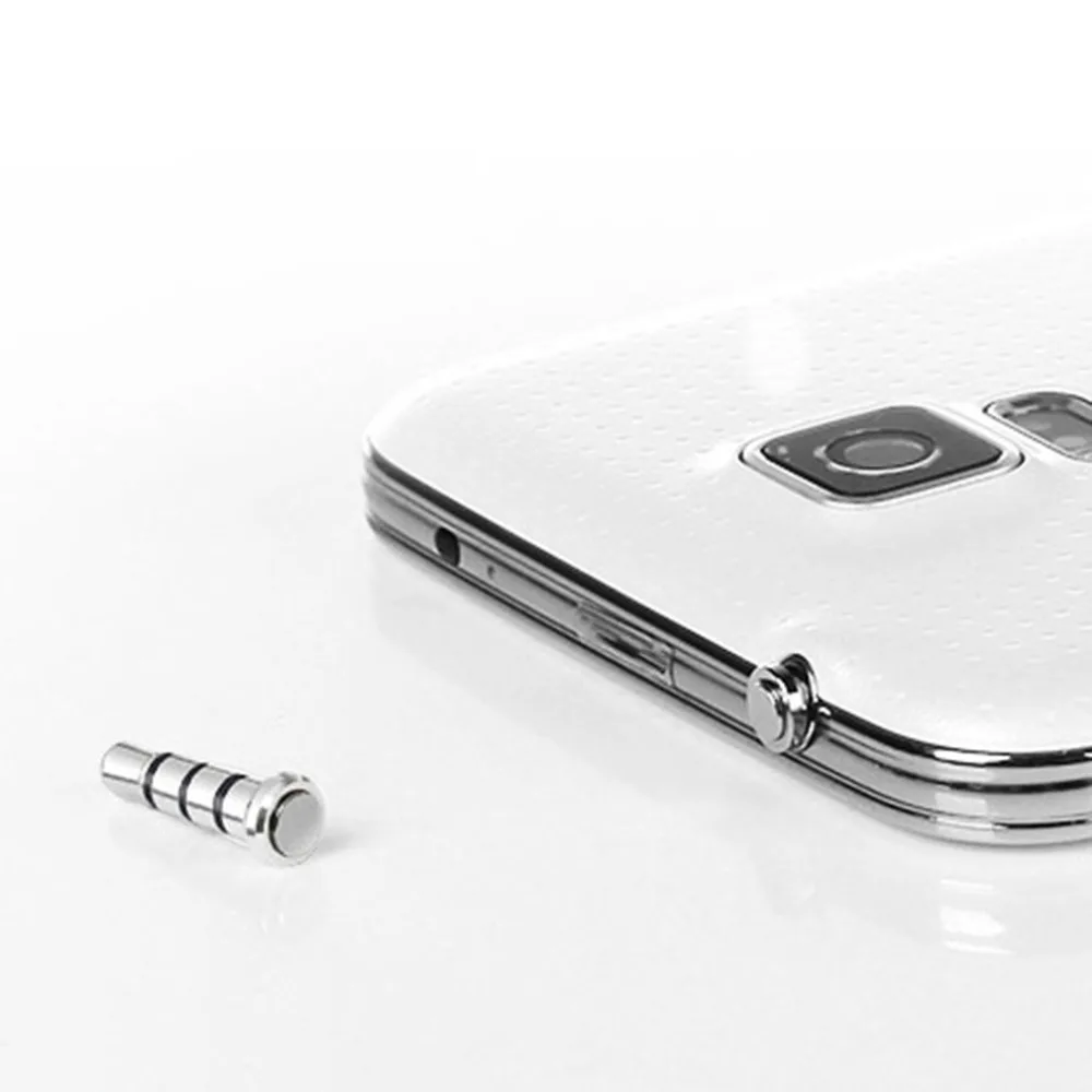 

Button alloy Smart Earphone Plug For Smart Phone Dustproof Plug For Android Smartphone Dust Plug Key 3.5mm Earphone Jack