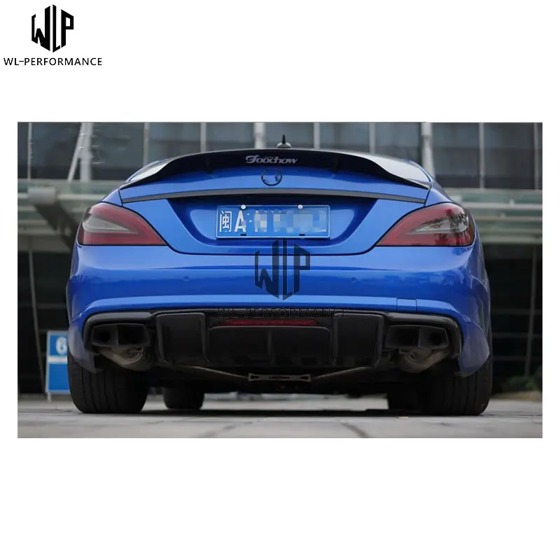 奔驰CLS W218碳纤尾翼  R款 4