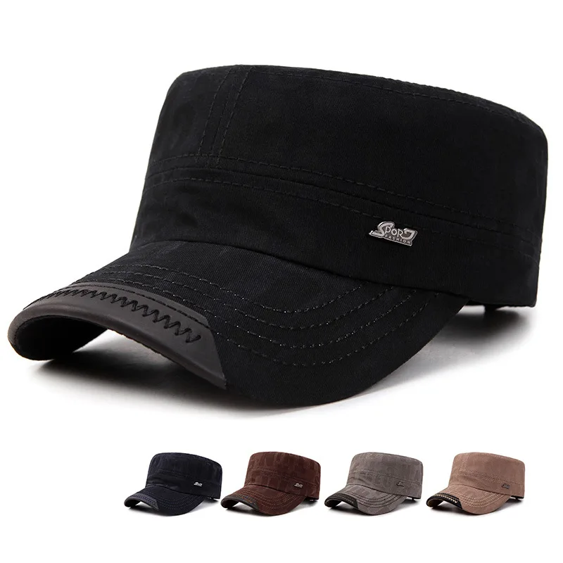 

2019 Spring Army Flat Hats Newsboy Cap Men Retro Gorra Plana Caps Camouflage British Classic Casual Cap