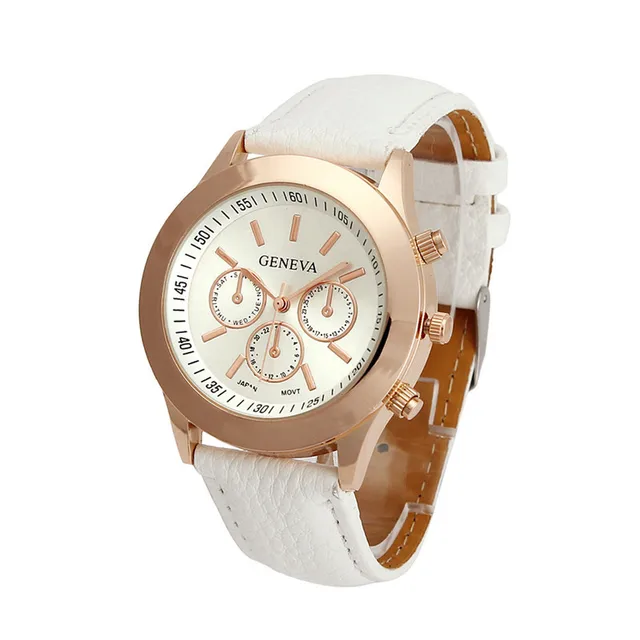 New Arrival Casual Neutral Men Women Watches Casual Geneva Faux Leather Strap Qu New Arrival Casual Neutral Men Women Watches Casual Geneva Faux Leather Strap Qu