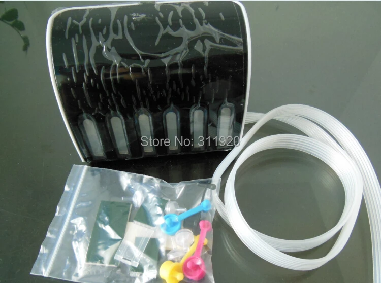 

einkshop 6 Color Diy Univeral CISS Kits For Epson/HP/Canon/Brother Continuous Ink Supply System