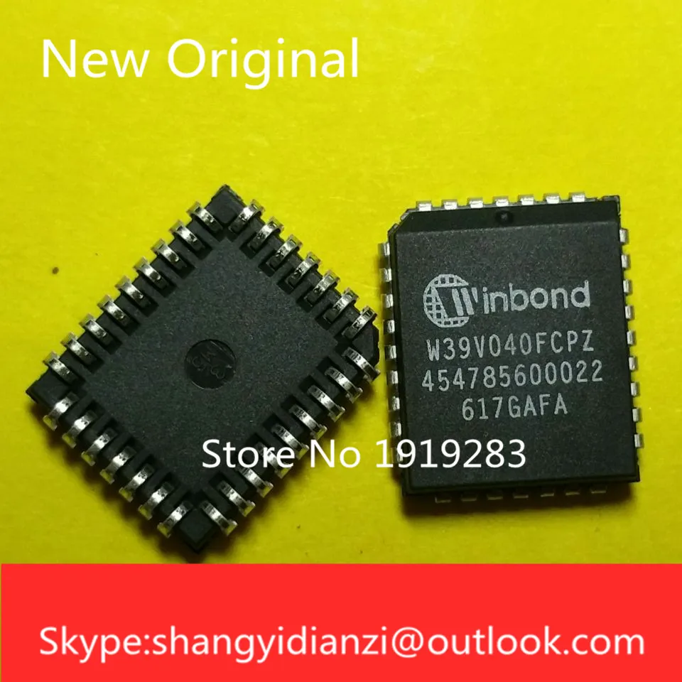 W39V040FCPZ ( 20 pieces/lot) Free shipping PLCC 32 BIOS 100NEW