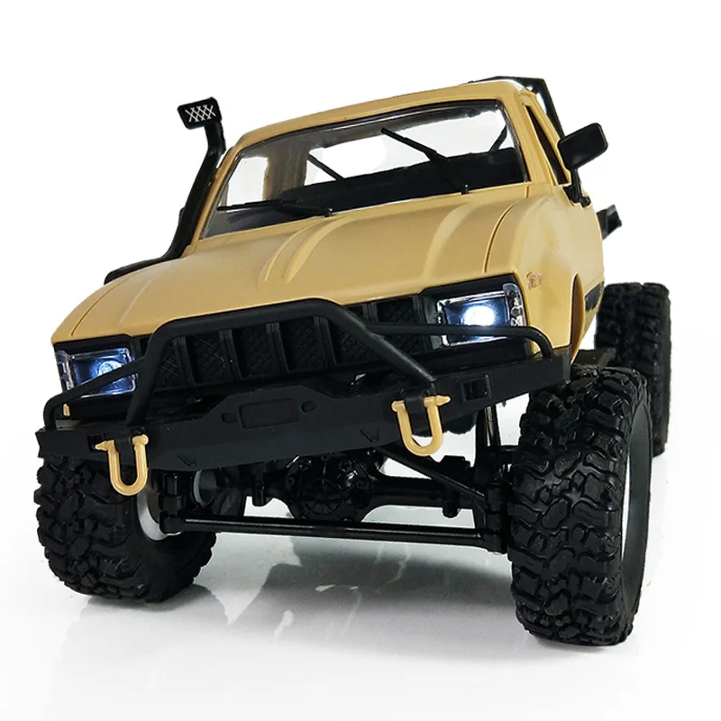 WPL C-14 1/16 RC автомобилей 2,4 г 4WD Off Road RC военный автомобиль рок грузовик на гусеничном ходу с передней светодио дный RTR игрушки