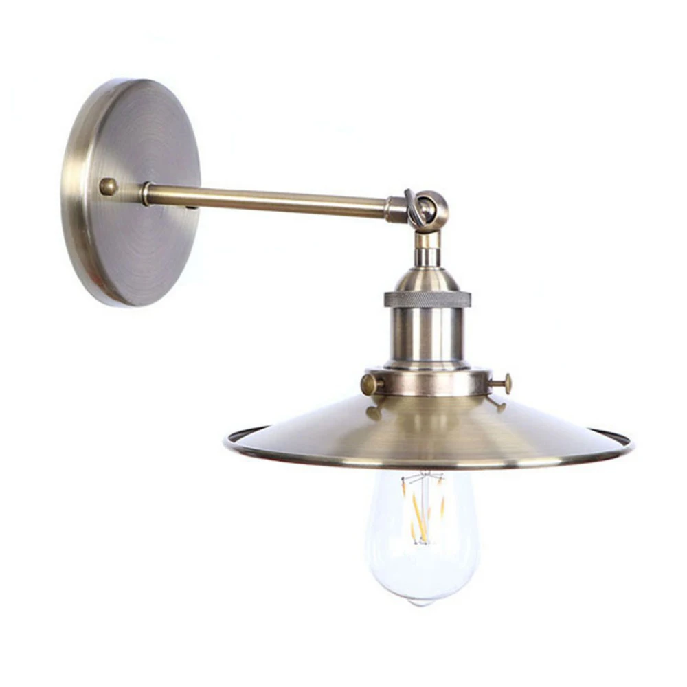 Hardwire Antique Metal Shade Industrial Wall Sconce Light with Oil Rubbed Bronze for Home, Restaurant, Bar, Cafe, Club Wall Lamp Hardwire Antique Metal Shade Industrial Wall Sconce Light with Oil Rubbed Bronze for Home, Restaurant, Bar, Cafe, Club Wall Lamp