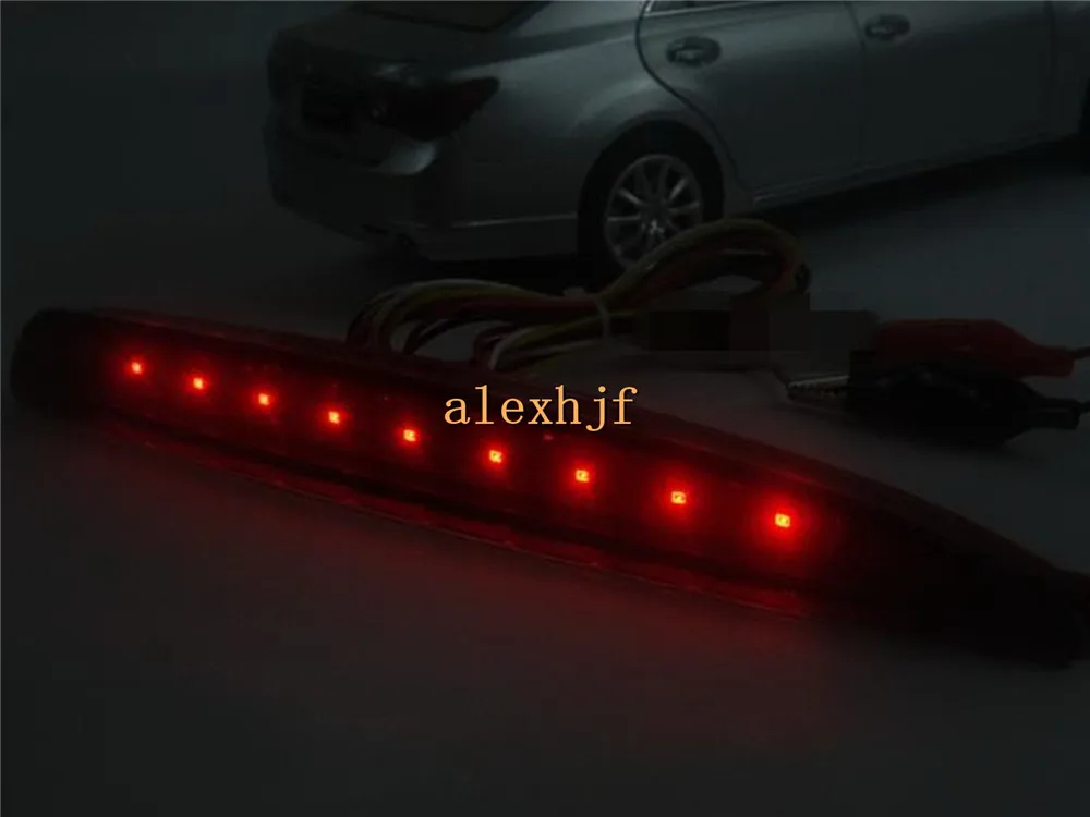 Varthion автомобиль красный светодиод Тормозные огни для автомобиля чехол для Mazda 6, LED Тормозные огни для автомобиля+ указатели поворота+ ночного Бег Аварийные огни, 3 in1