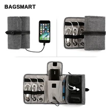 BAGSMART Hot Sale USB Cable Charger Tote Case Storage Bag Portable Digital Accessories Gadget Devices Travel Organizer Bags