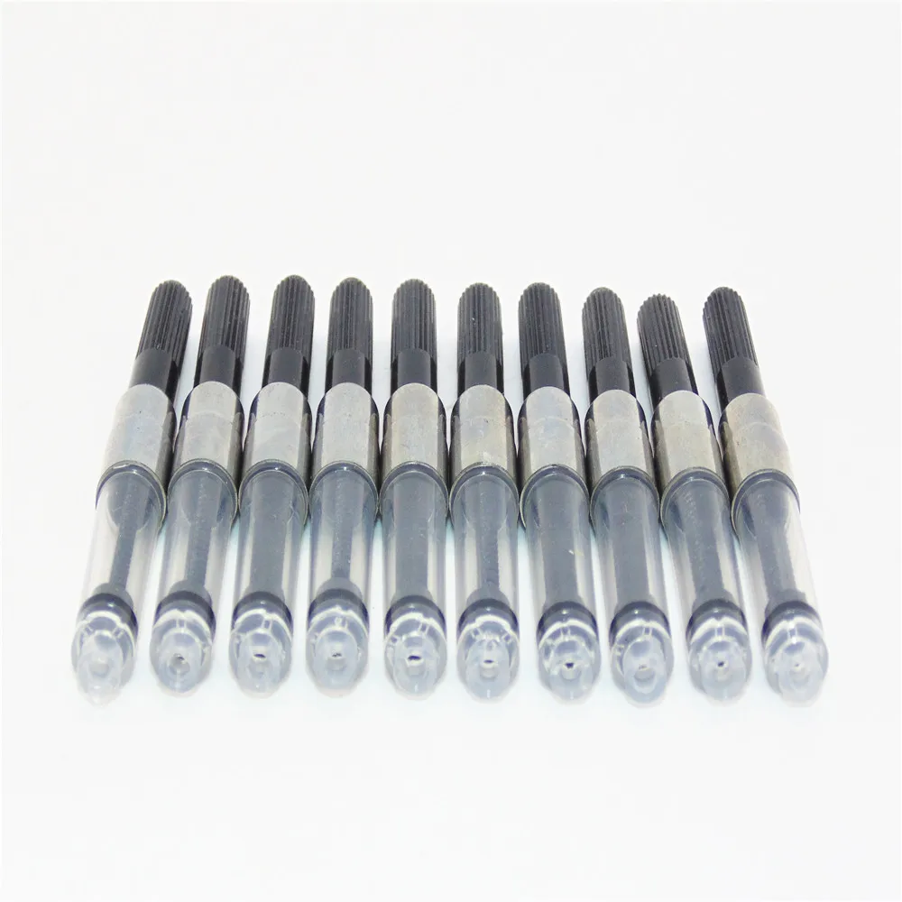 

JINHAO 10pcs High quality Fountain Pen Ink Converter pump Cartridges Black