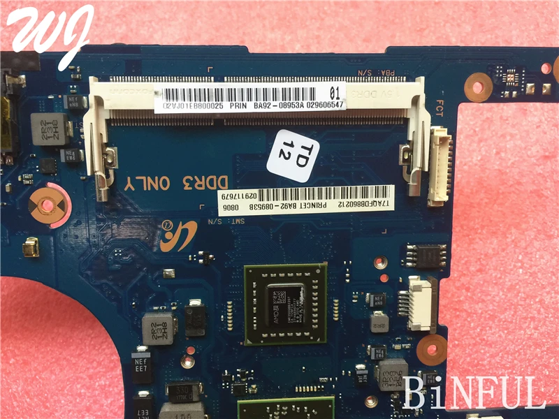 Для SAMSUNG NP305U1A BA92-08953B Материнская плата ноутбука BA41-01686A протестирована