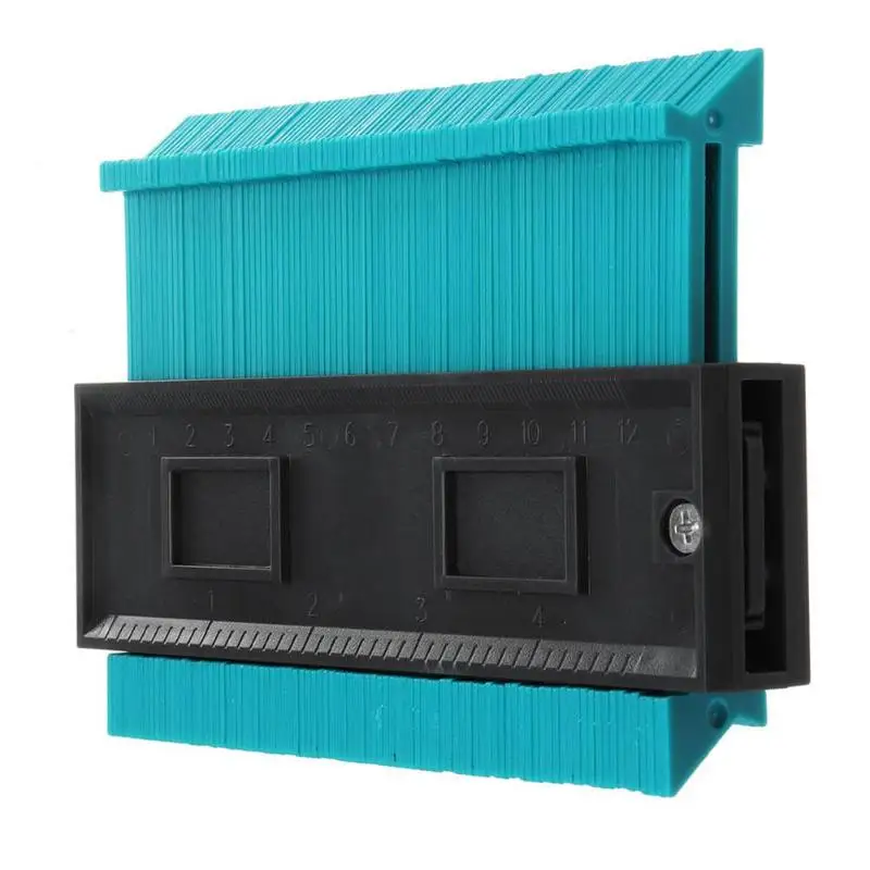 Stainless Steel Metal Profile Contour Gauge Template Tiling Skirting Laminate Profile Wood Ruler Ge