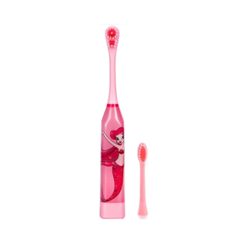 Cute Pink Green Blue Kids Electric Toothbrush For Children Boys Girls With Soft Double-sided Replacement Head Japan Cartoon Cute Pink Green Blue Kids Electric Toothbrush For Children Boys Girls With Soft Double-sided Replacement Head Japan Cartoon